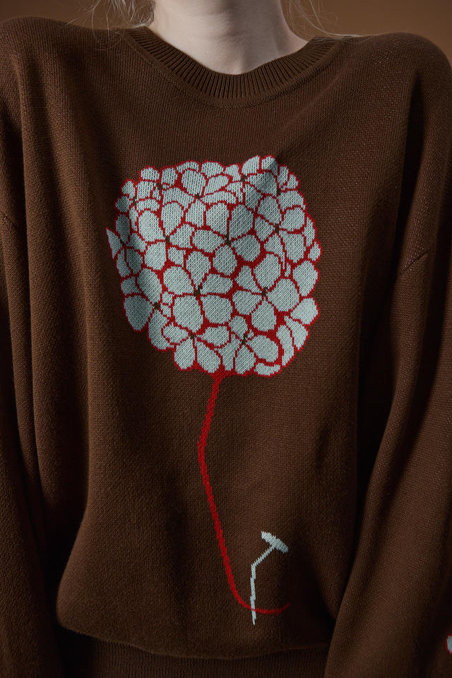 Свитер Гортензия и гвоздь | ZNWR