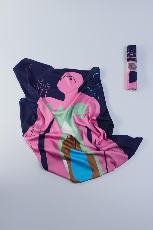 Платок Листья внутри | ZNWR