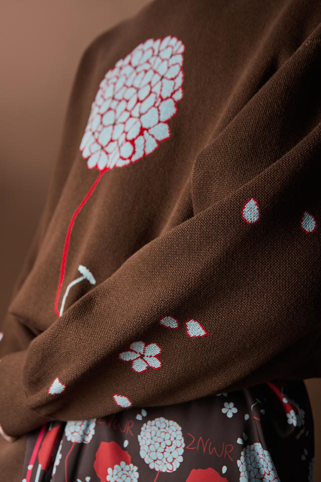 Свитер Гортензия и гвоздь | ZNWR