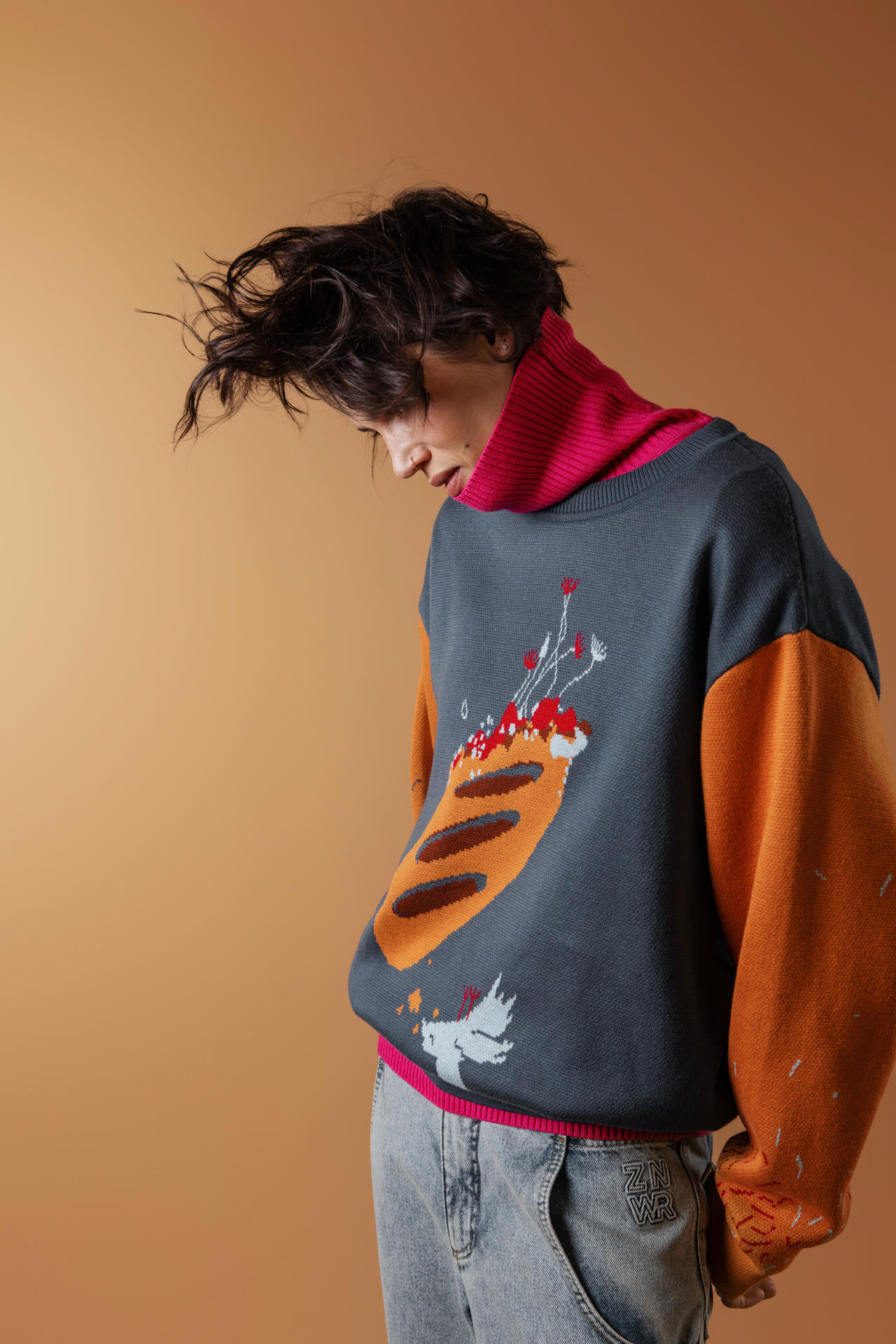 Свитер Батон зацвел