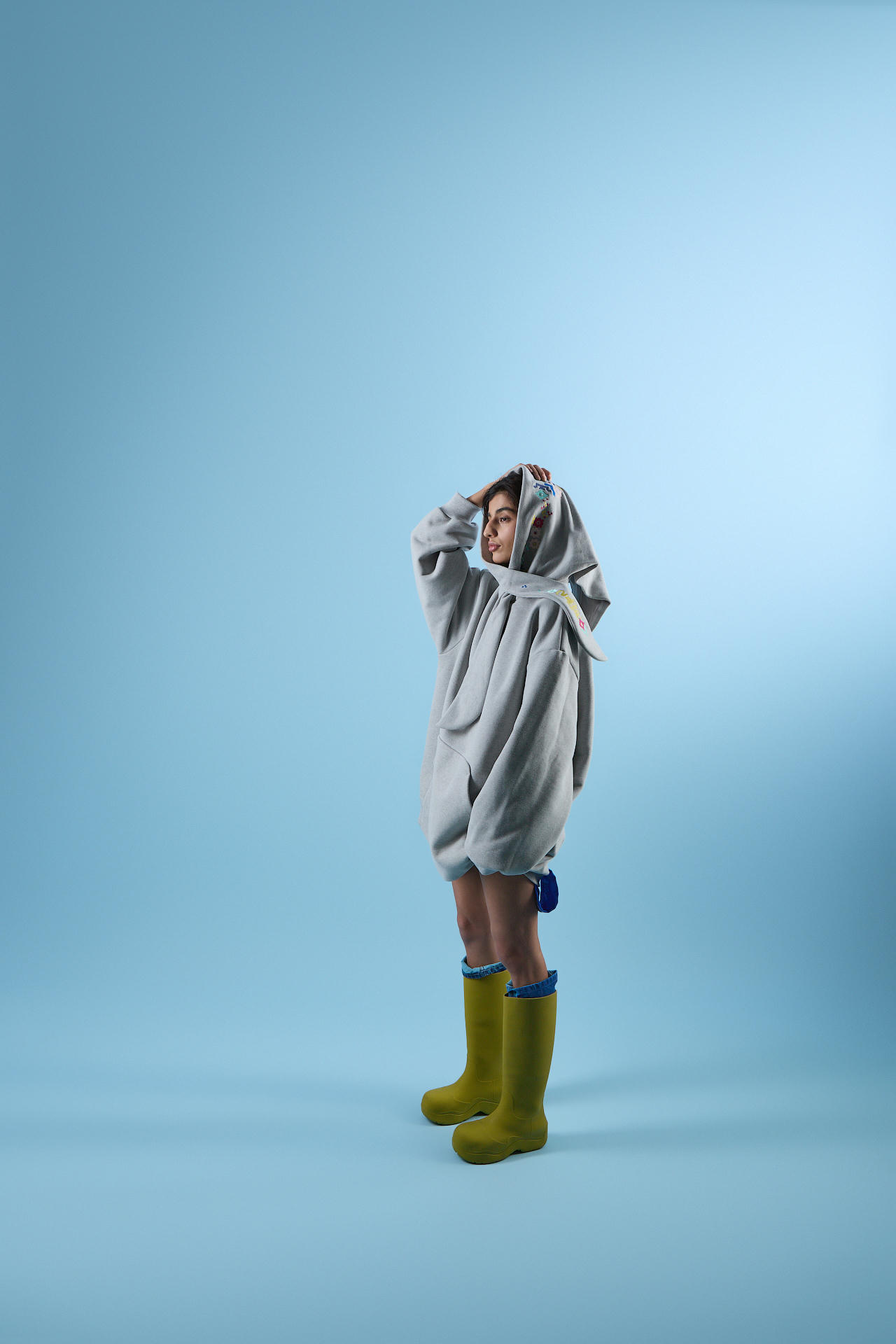 Платье-худи Косынка