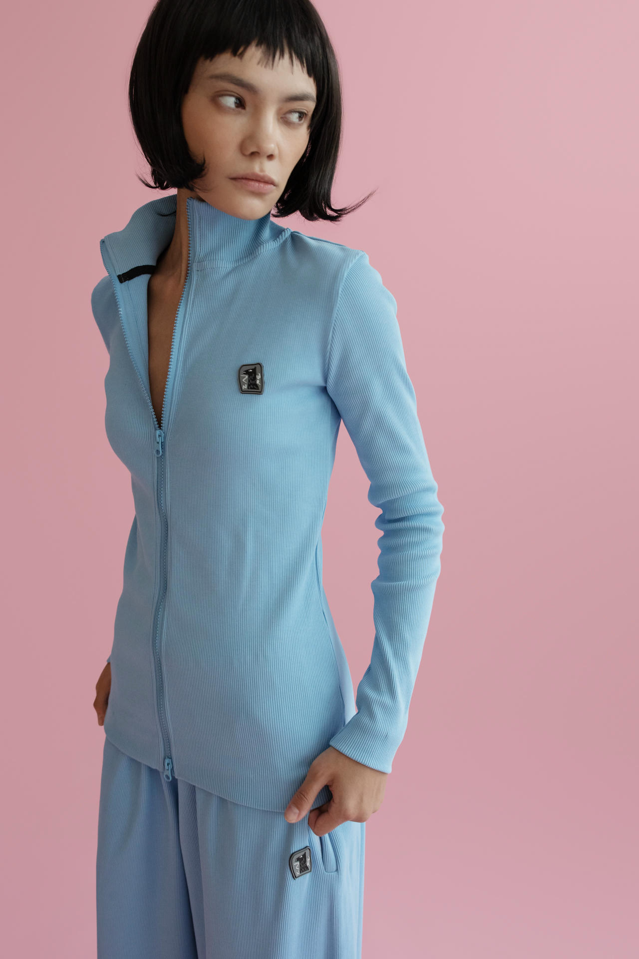 Свитшот Doggy slim zip