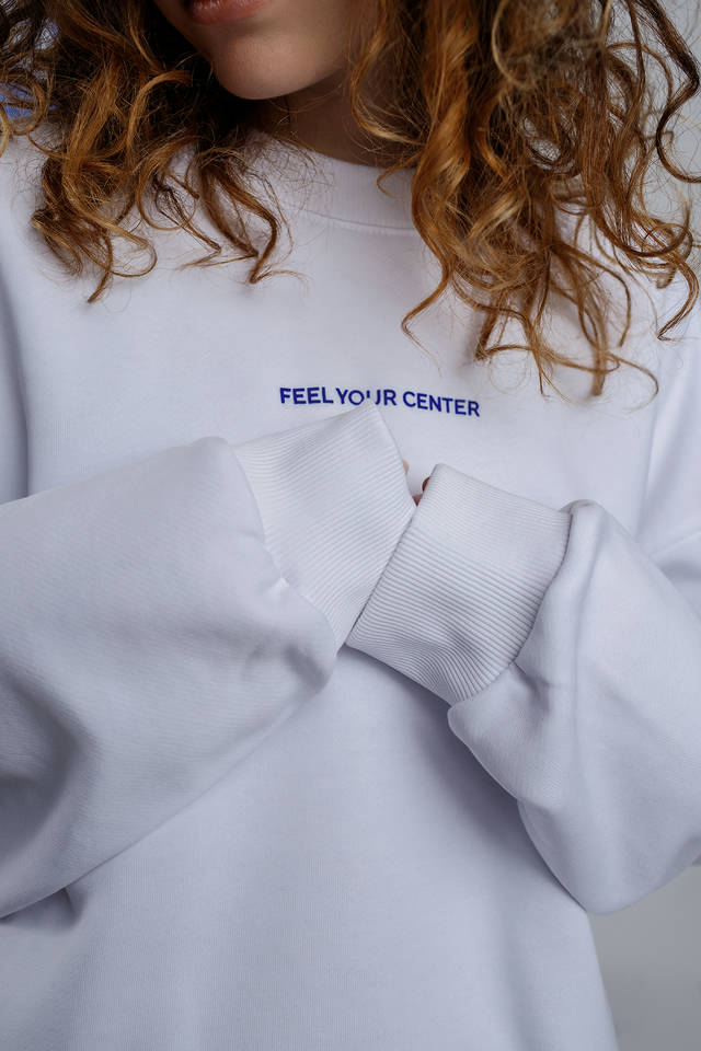 Свитшот Feel your center | ZNWR